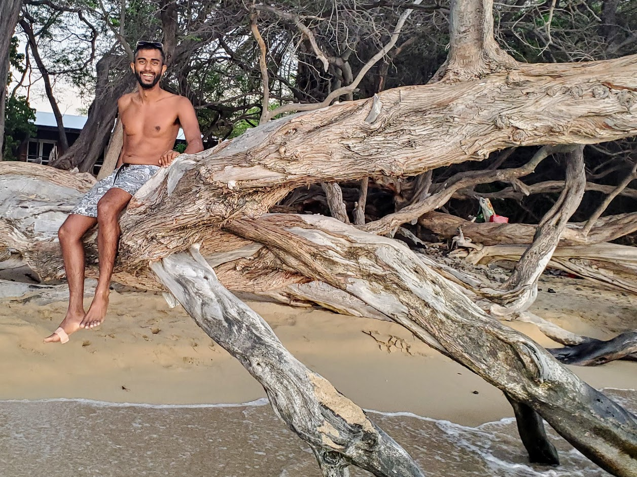 After a post-work swim. Big Island, Hawaii.